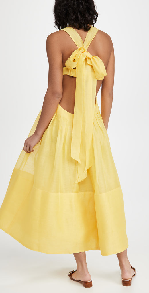Zimmermann Botanica Bralette Gown Dress (For Hire)