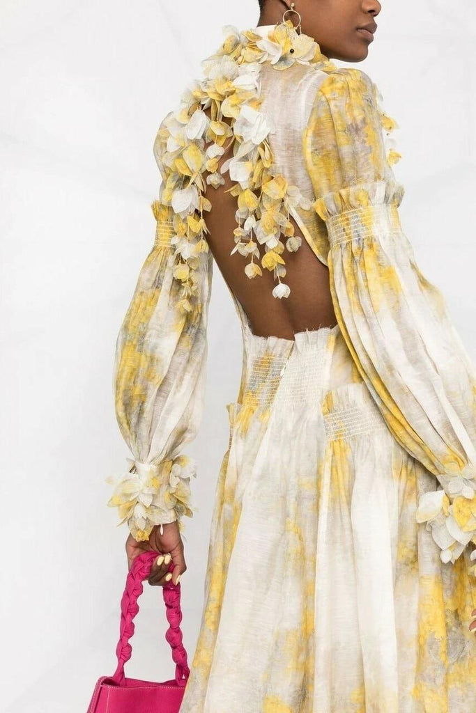 Zimmermann Botanica Wattle Gown (For Hire)
