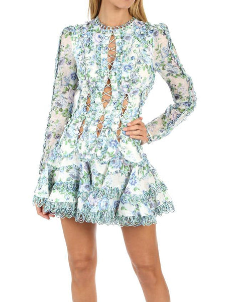 Zimmermann Whitewave Laced Flip Dress (For Hire)