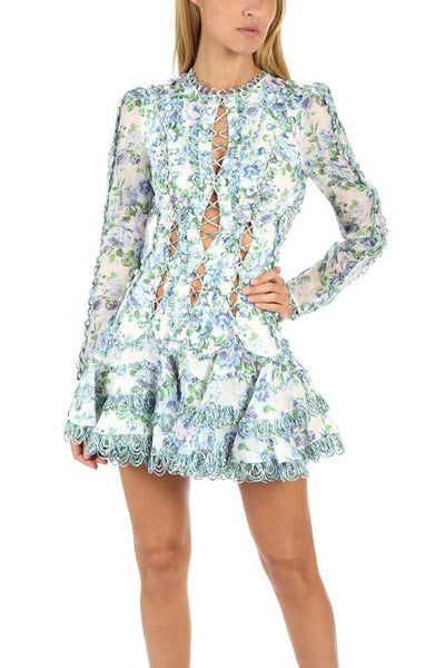 Zimmermann Whitewave Laced Flip Dress (For Hire) EKOLUV Zimmermann Whitewave Laced Flip Dress (For Hire) EKOLUV