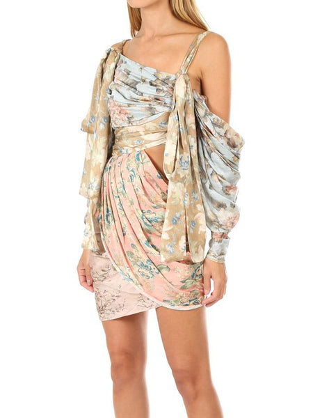Zimmermann Unbridled Elixir Silk Mini Dress (For Hire)
