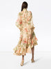 Zimmermann Espionage Floral Corset Silk Dress (For Hire)