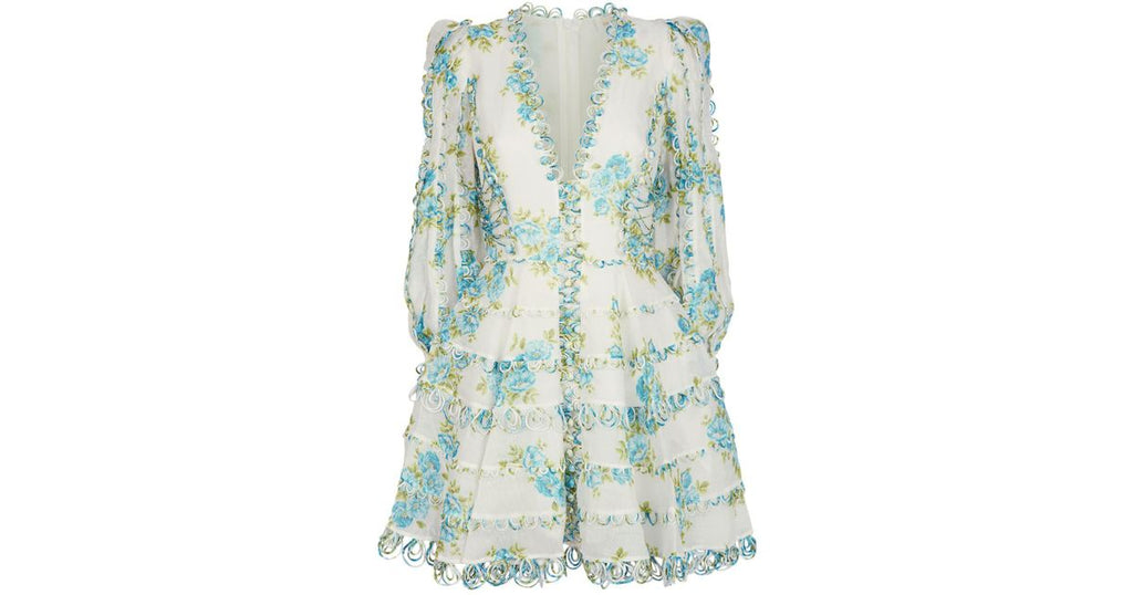 Zimmermann Whitewave Honeymooners Mini Dress (For Hire)