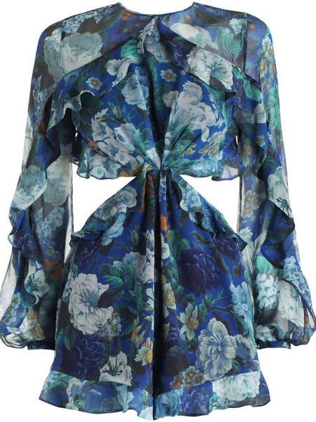 Zimmermann Esplanade Flutter Playsuit (For Hire)