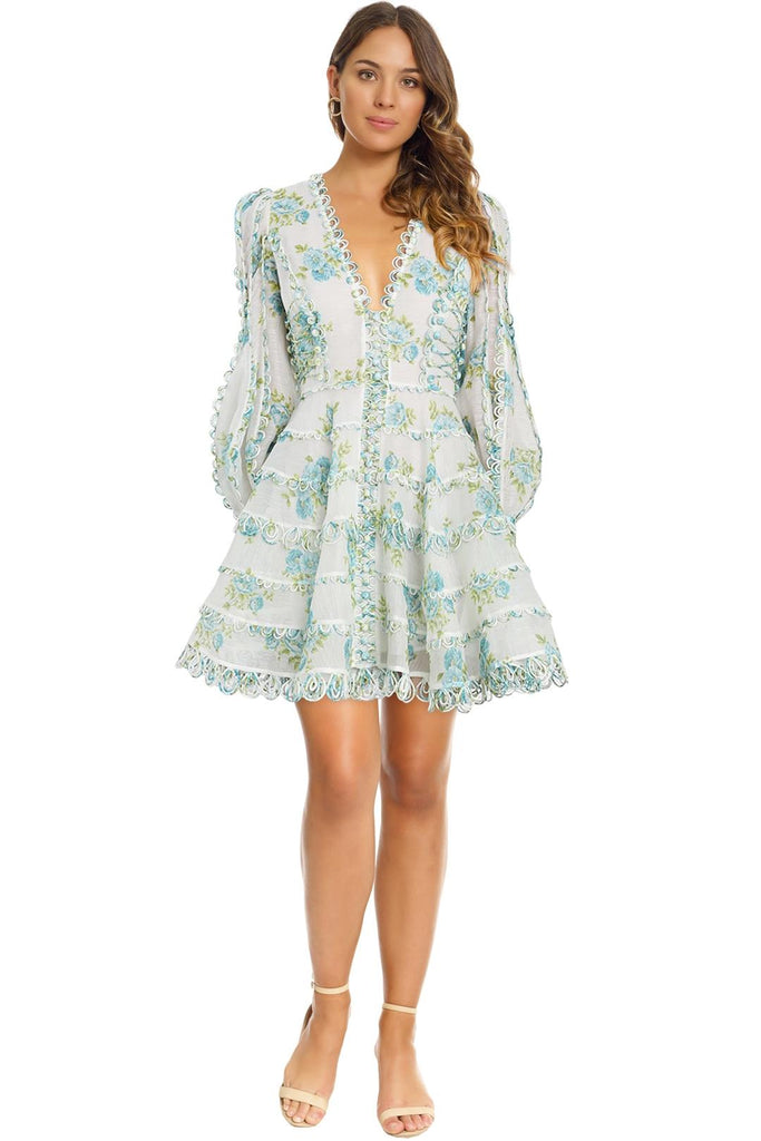 Zimmermann Whitewave Honeymooners Mini Dress (For Hire)