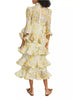 Zimmermann Harmony Tiered Midi Dress (For Hire)