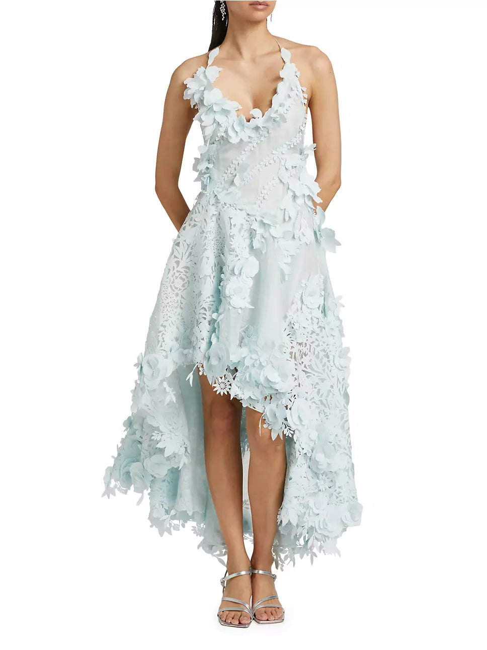 Zimmermann Natura Lasercut Halter Dress (For Hire) EKOLUV Zimmermann Natura Lasercut Halter Dress (For Hire) EKOLUV