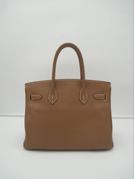 Hermes Birkin 30 Gold Palladium Hardware Bag