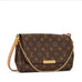 Louis Vuitton Brown Monogram Canvas Favorite MM Gold Hardware