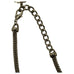 Chanel 21S Gold & Leather Chain Turn Lock Choker