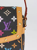 Louis Vuitton Black Monogram Multicolor Sologne Bag