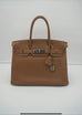 Hermes Birkin 30 Gold Palladium Hardware Bag