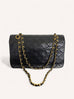 Chanel Classic Medium Double Flap Lambskin 24K Gold H/W