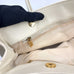 Chanel Calfskin Cerf Executive Shopper Tote White