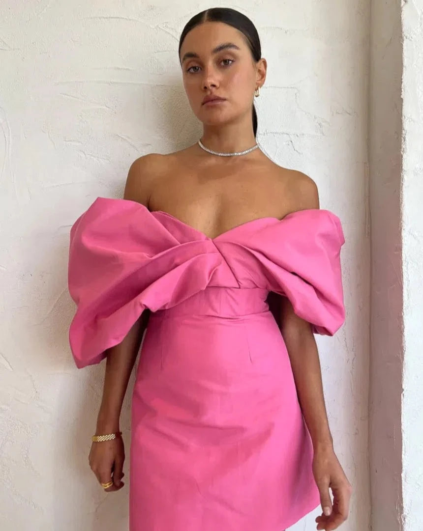 rachel gilbert pink dress Rachel Gilbert - Cora Dress in Pink