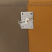 Hermes Mini Kelly II Casaque bag in Sesame and Etoupe Epsom leather with Blue Indigo interior and Palladium hardware