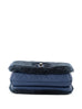 Chanel Paris Cosmopolite Metiers D' Art Navy Rabbit Fur Lambskin Top Handle Bag