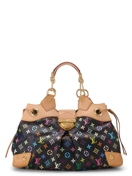 Vintage Louis Vuitton Murakami Black Monogram Multicolour Ursula Bag