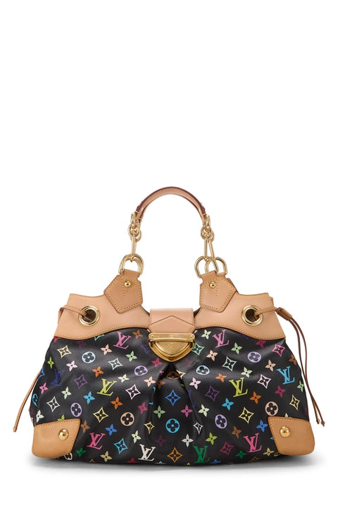 Vintage Louis Vuitton Murakami Black Monogram Multicolour Ursula Bag