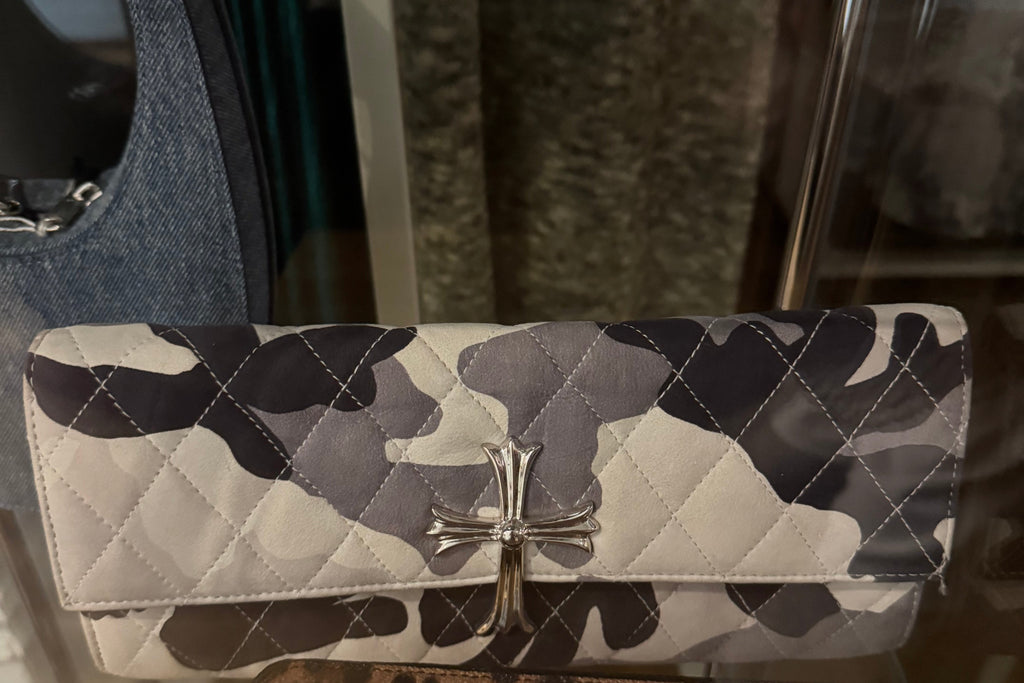 Chrome Hearts Camo Clutch