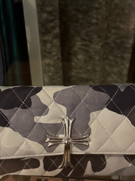 Chrome Hearts Camo Clutch