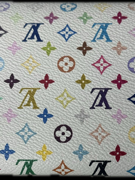 Vintage Louis Vuitton Murakami Sarah White Multicolour Wallet