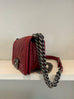 Chanel Mini Boy Bag Red Lambskin