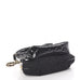 Chanel Vintage Patent Lace Mini Kiss Lock Double Bag Black