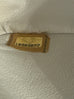 Chanel Vintage Ivory Quilted Leather East West Shoulder Bag