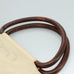 Vintage CHANEL Wooden Handbag Caviar Leather Beige Brown Gold CC