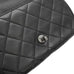 CHANEL Limited Edition Matelasse Bag Charm Single Flap Chain Shoulder Black Lambskin Bag