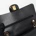 Chanel Timeless Classic 2.55 Double Flap Medium Bag Caviar Gold Hardware