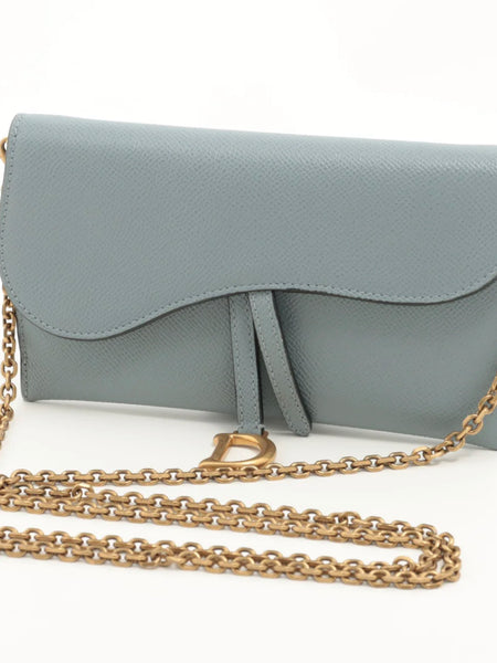 Dior saddle Wallet On Chain