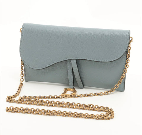 Dior saddle Wallet On Chain