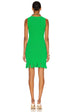 Bottega Veneta Racked Mesh Dress Parakeet (For Hire)