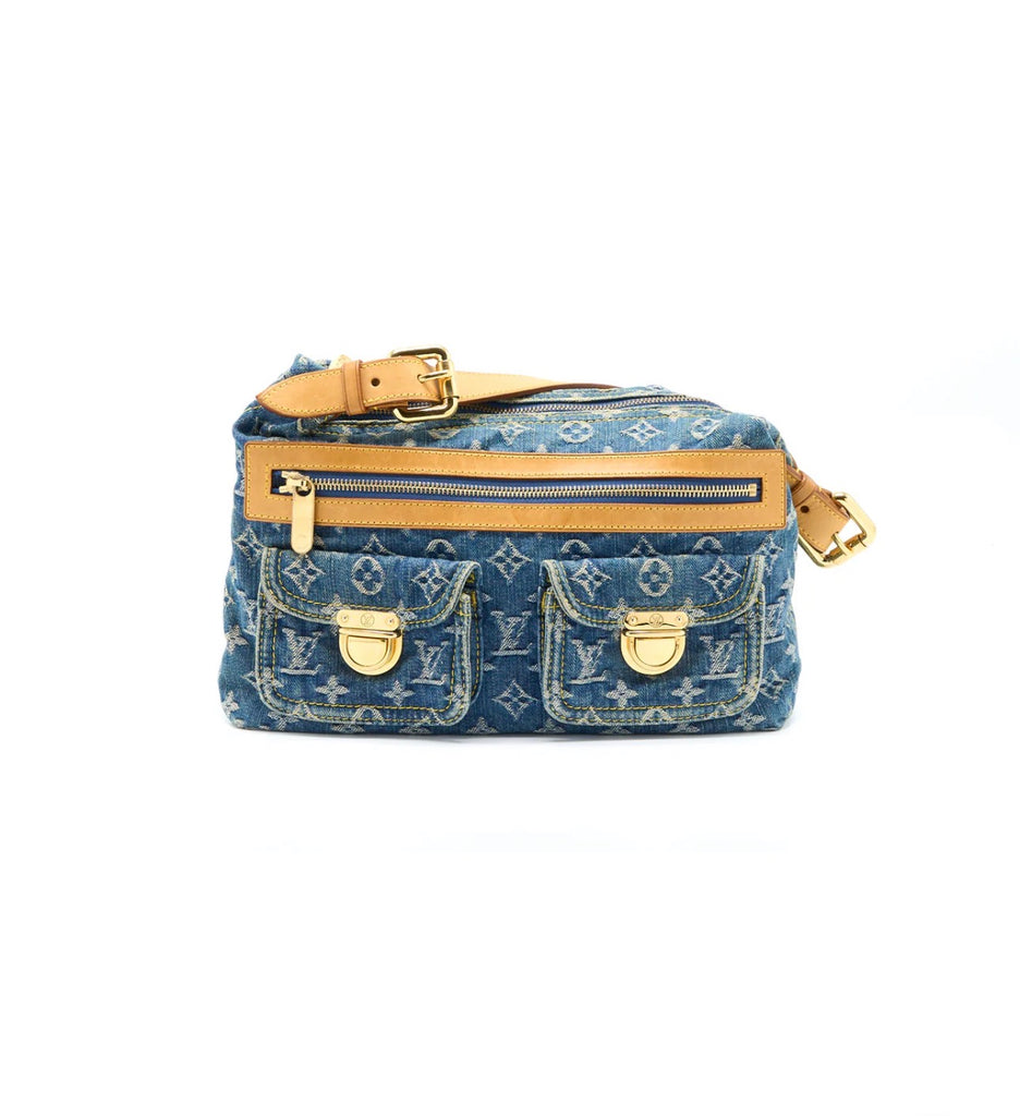 Louis Vuitton Baggy PM Denim Monogram Shoulder Bag