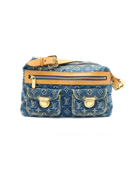 Louis Vuitton Baggy PM Denim Monogram Shoulder Bag