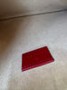 Gucci Red Diamond Leather Clutch Bag