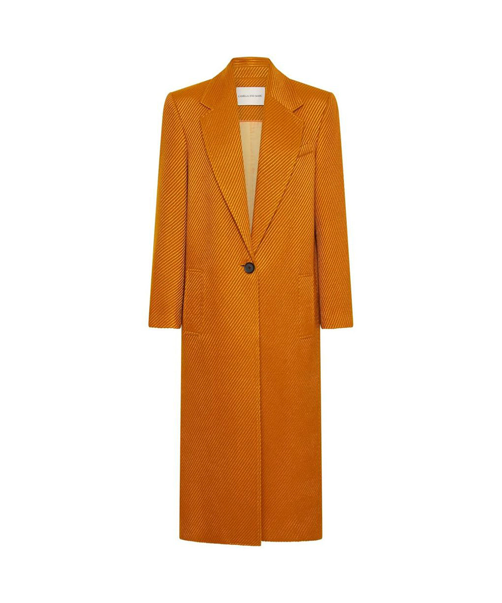 Camilla & Marc Vasara Tailored Burnt Orange Coat