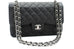 Chanel Classic Large Double Flap Caviar Leather 24K Silver H/W