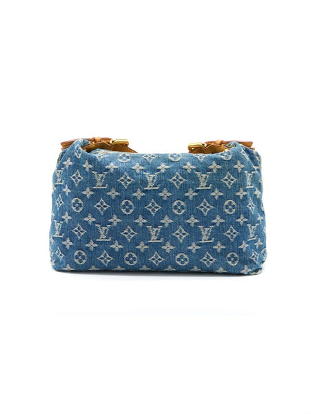 Louis Vuitton Baggy PM Denim Monogram Shoulder Bag