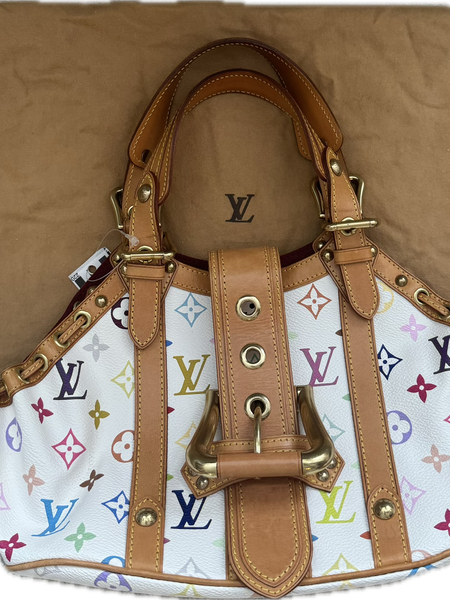 Louis Vuitton Murakami Theda PM Monogram White Multicolour Bag