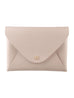 Max Mara Beige Leather Clutch