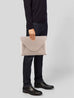 Max Mara Beige Leather Clutch