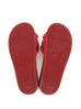 CHANEL Red Tropiconic Chain Slides Size 38