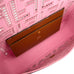 Fendi Pink Canvas Cuoio Agata FF Ajour Embroidered Baguette