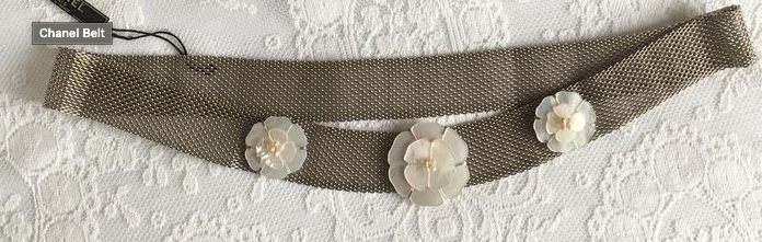 Chanel Camellia Belt