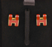 HERMÈS Lacquered Pop H Earrings Red