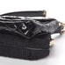 Chanel Vintage Patent Lace Mini Kiss Lock Double Bag Black