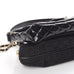 Chanel Vintage Patent Lace Mini Kiss Lock Double Bag Black